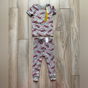 Old Navy 18-24 Month Firetrucks Pajama Set